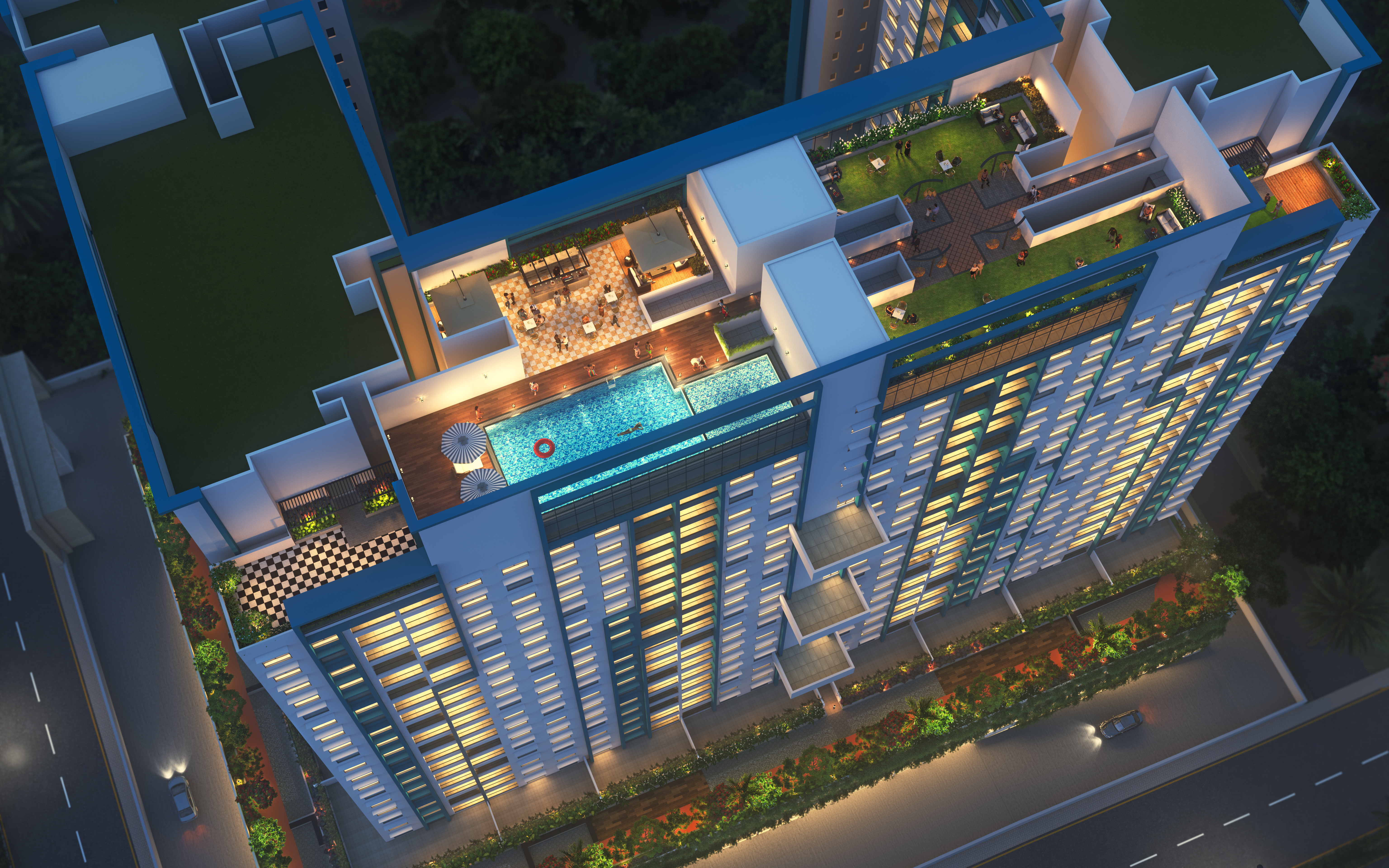 Residential Building - 2 BHK Flats in Hinjewadi by Kumar Realty Dreamcatcher